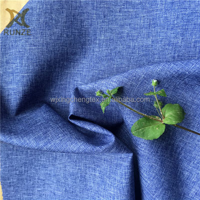 150D Melange Fabric Two-Tone Cationic Polyester 120GSM Fine Plain Cloth for Sofa Pillow Case