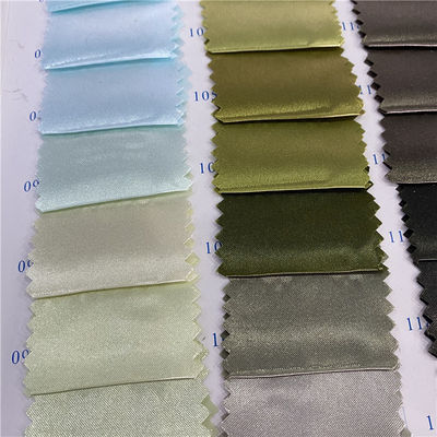High- Shiny Polyester Spandex Fabric for Lady Clothing Stain Resistant 50D*75D Yarn Count