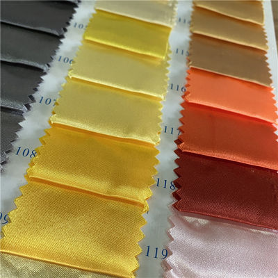 High- Shiny Polyester Spandex Fabric for Lady Clothing Stain Resistant 50D*75D Yarn Count