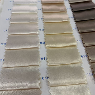 High- Shiny Polyester Spandex Fabric for Lady Clothing Stain Resistant 50D*75D Yarn Count